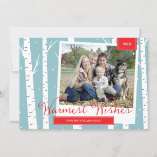 Winter Wonderland Christmas photo card
