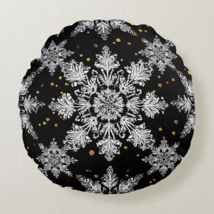 Winter Wonderland Christmas Round Cushion