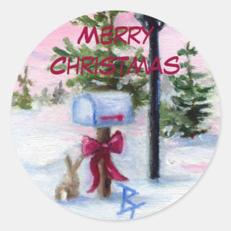 Winter Wonderland Christmas Sticker
