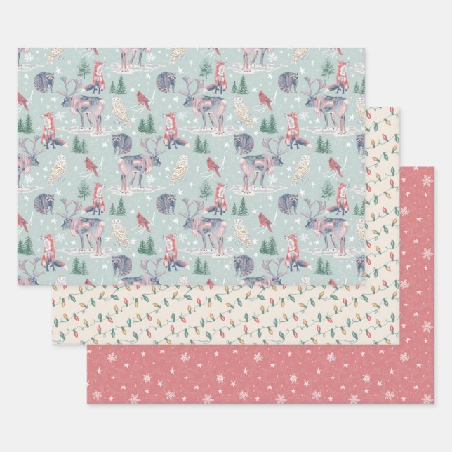 Winter Wonderland Christmas Wrapping Paper Set (Set)