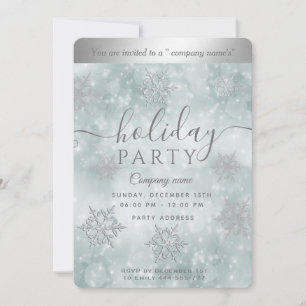 Winter wonderland corporate Holiday party Invitati Invitation