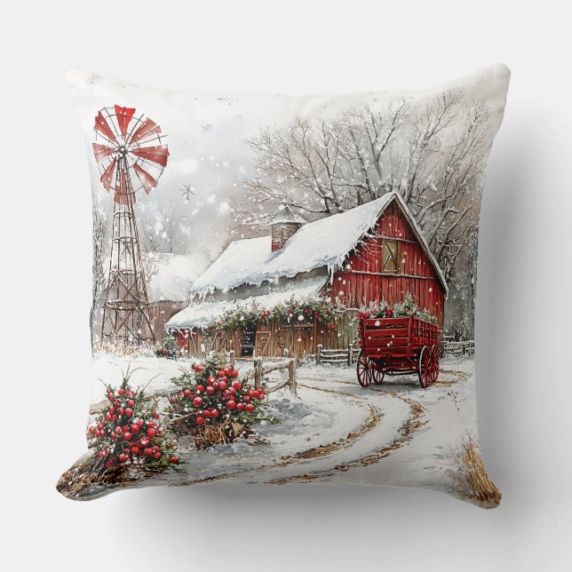 Winter Wonderland Cushion (Front)