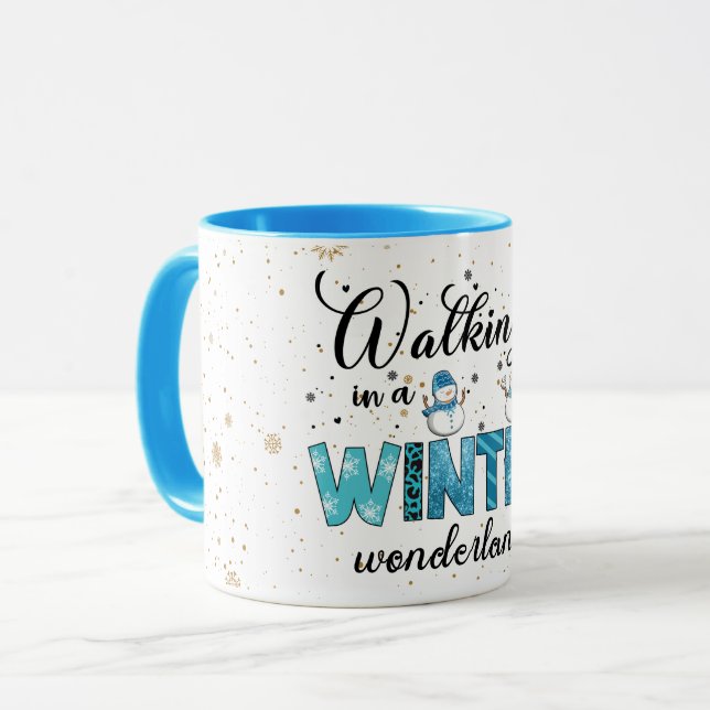 Winter Wonderland Customise Mug (Front Left)
