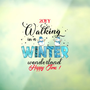 Winter Wonderland Customise Window Cling