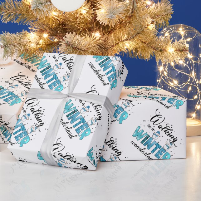 Winter Wonderland Customise Wrapping Paper (Holidays)