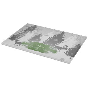 Winter Wonderland Cutting Board - Green