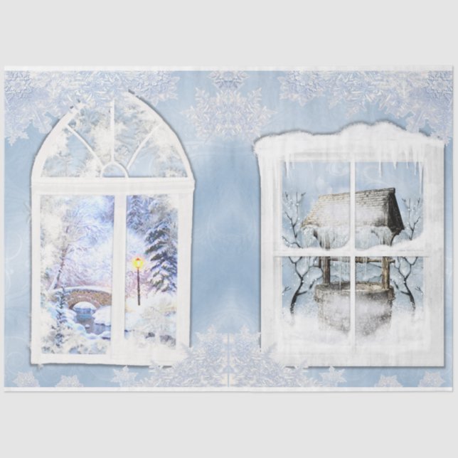 Winter Wonderland Design Series 8 Tissue Paper (Front)