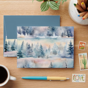 winter wonderland envelope
