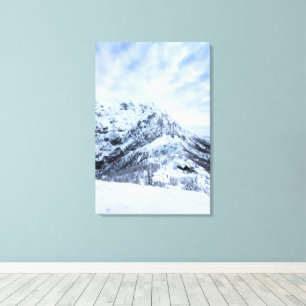 Winter wonderland explorer canvas print