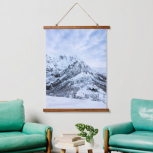 Winter wonderland explorer hanging tapestry