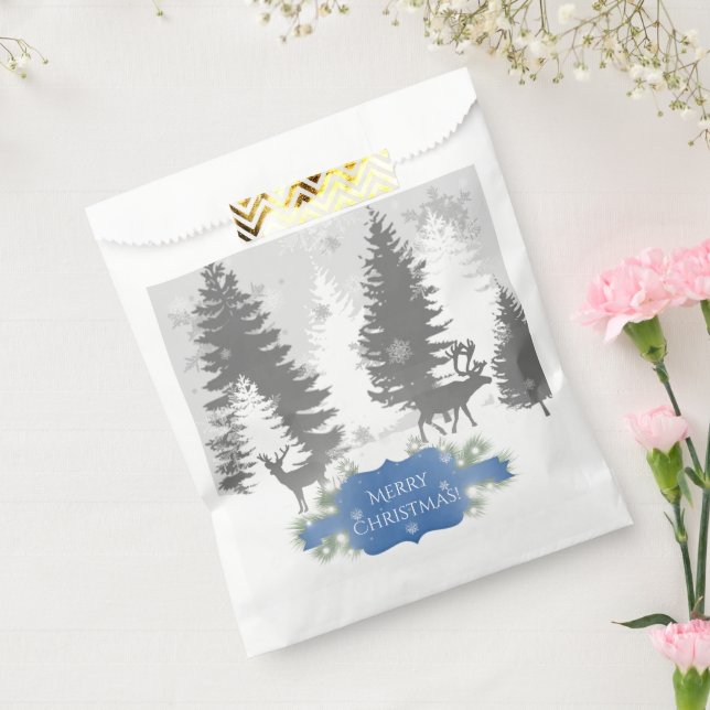 Winter Wonderland Favour Bags - Blue (Sealed)