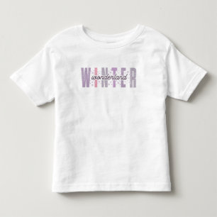 Winter Wonderland - Festive Typography Art Toddler T-Shirt