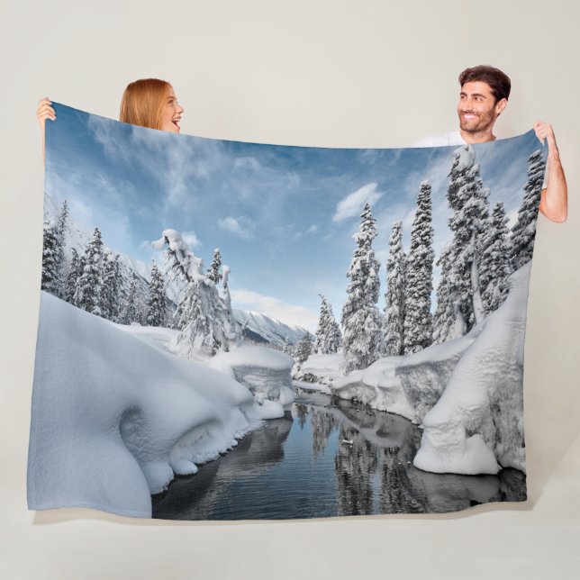 Winter Wonderland Fleece Blanket (In Situ)