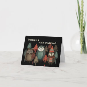 Winter Wonderland Folded Thank You Card
