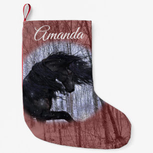 Winter Wonderland Friesian Horse Stocking