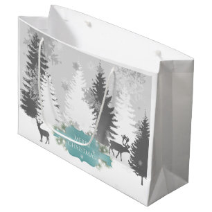 Winter Wonderland Gift Bag - Teal