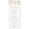 Winter Wonderland Gold Snowflakes Wedding