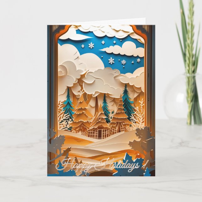 Winter Wonderland Greeting Card (Front)