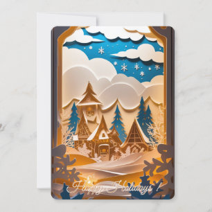 Winter Wonderland Greeting Holiday Card