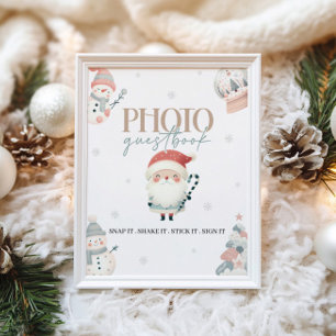 Winter Wonderland Guest Book Table Sign