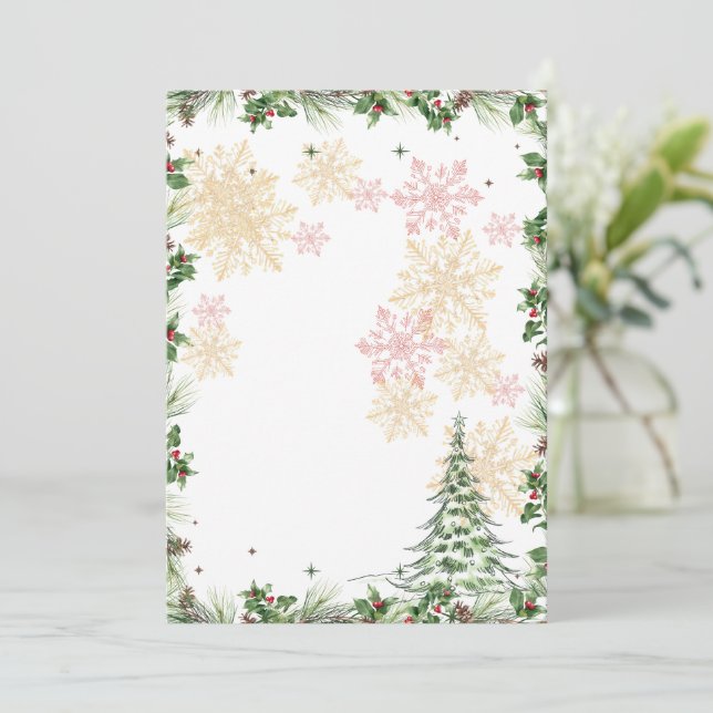 Winter Wonderland Holiday Card (Standing Front)