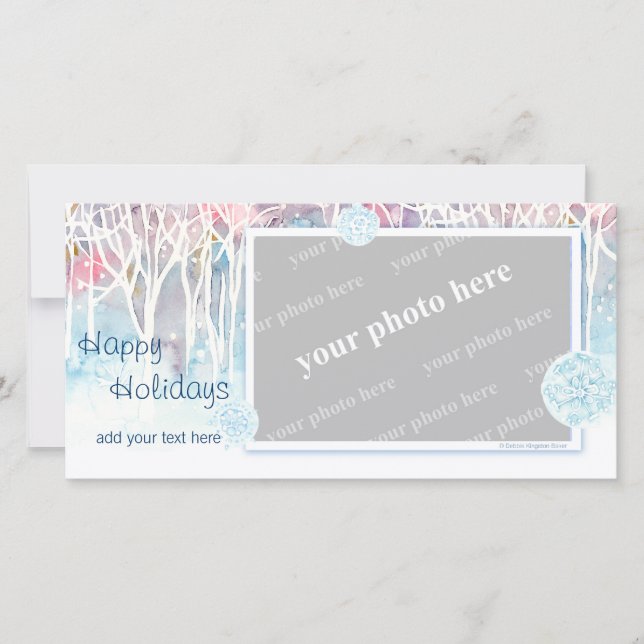 Winter Wonderland Holiday Card (Front)