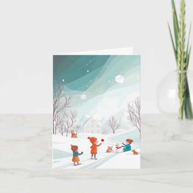 Winter Wonderland Holiday Card (Front)