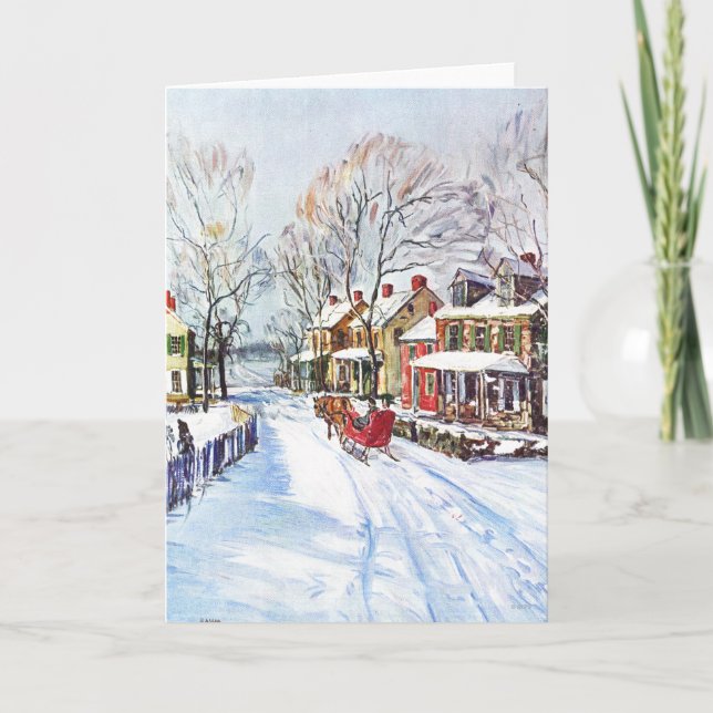 Winter Wonderland Holiday Card (Front)