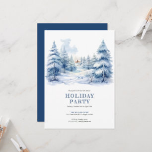 Winter Wonderland Holiday Party Invitation