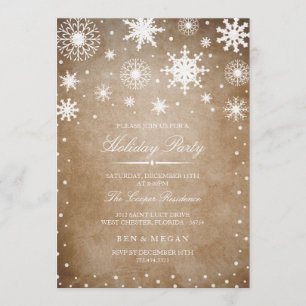 Winter Wonderland Holiday Party Invitation