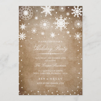 Winter Wonderland Holiday Party Invitation