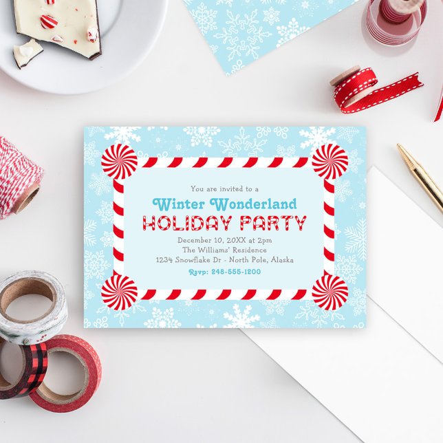 Winter Wonderland Holiday Party Invitation (Creator Uploaded)