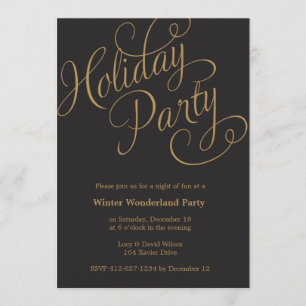 Winter Wonderland Holiday Party Invitation