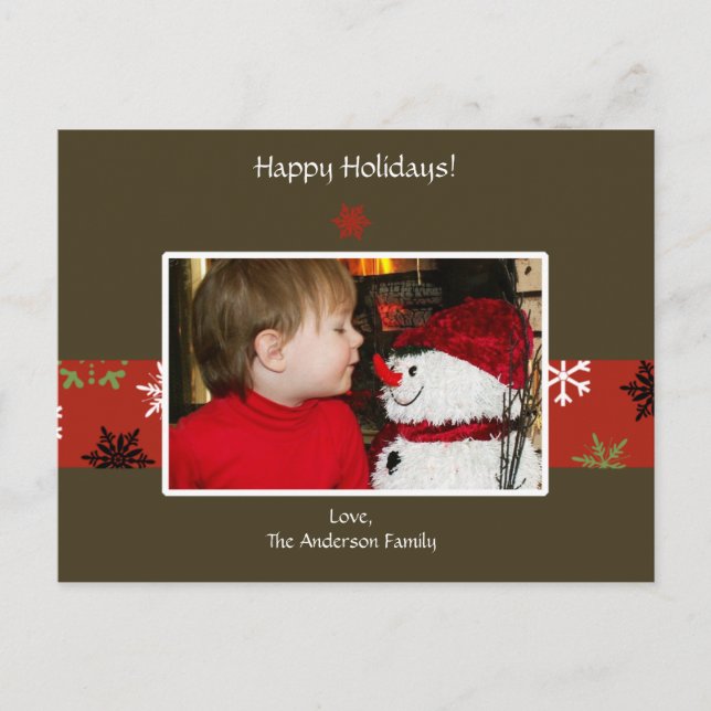 Winter Wonderland Holiday Postcard (Front)