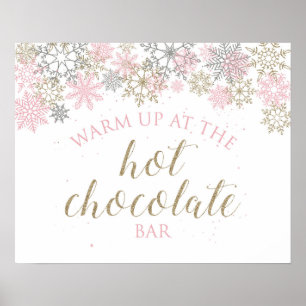 Winter Wonderland Hot Chocolate Bar Sign
