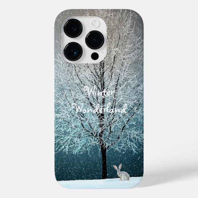 'Winter Wonderland' i14 Pro Case (Back)
