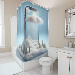 Winter Wonderland in Your Pocket Shower Curtain