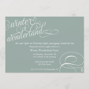 Winter Wonderland Invitation