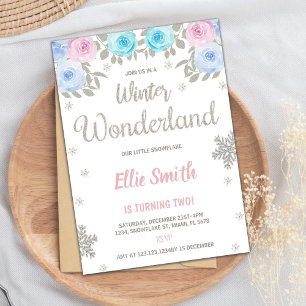 Winter Wonderland Invitation