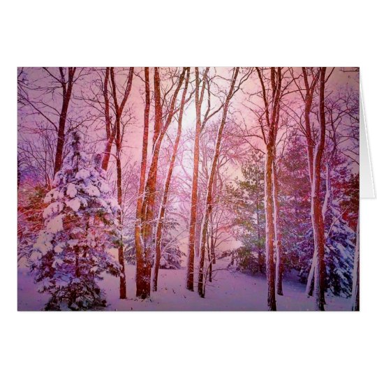 Winter Wonderland Iowa Style Greeting Card