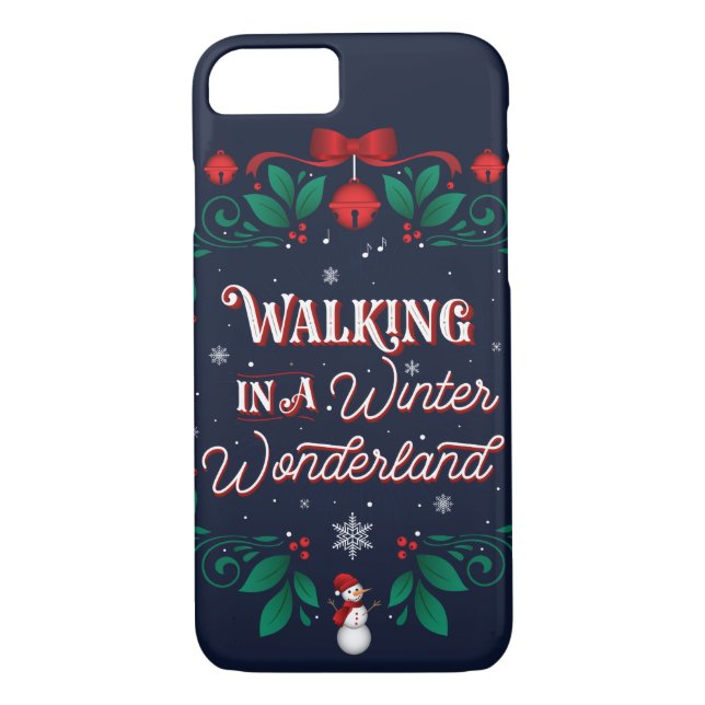 Winter Wonderland iPhone Case / Blue (Back)