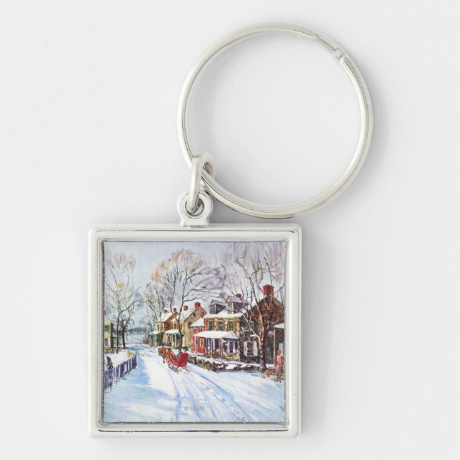 Winter Wonderland Key Ring (Front)