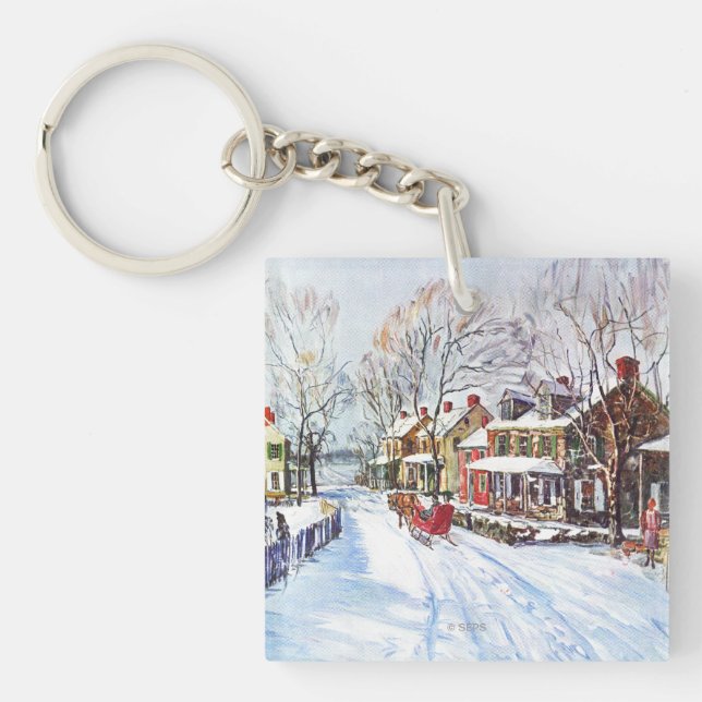 Winter Wonderland Key Ring (Front)