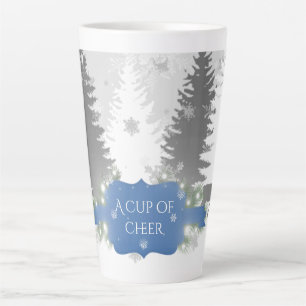Winter Wonderland Latte Mug - Blue