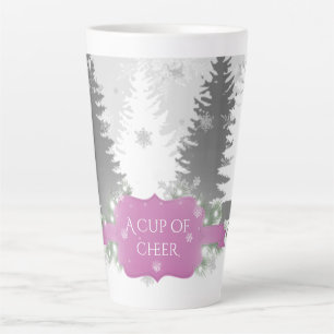 Winter Wonderland Latte Mug - Magenta