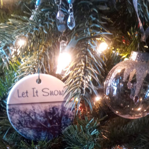 Winter Wonderland "Let it Snow" Ornament
