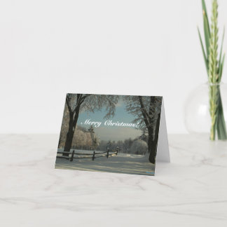 Winter Wonderland, Merry Christmas! Holiday Card