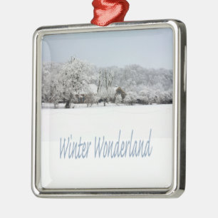 winter wonderland metal tree decoration