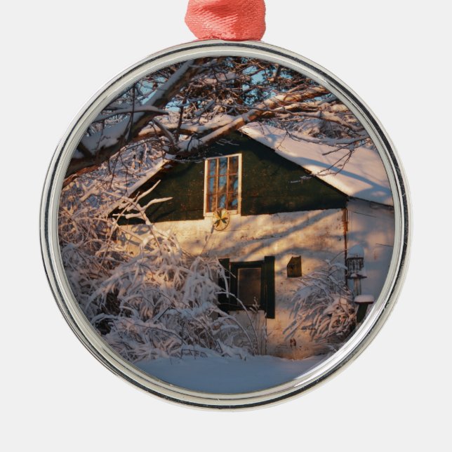Winter Wonderland Metal Tree Decoration (Front)