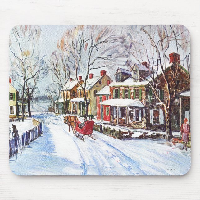Winter Wonderland Mouse Mat (Front)